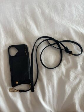 Bandolier IPhone 17 Emma Black Leather Case